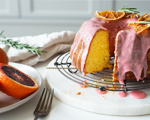 Blood Orange and Rosemary Cake