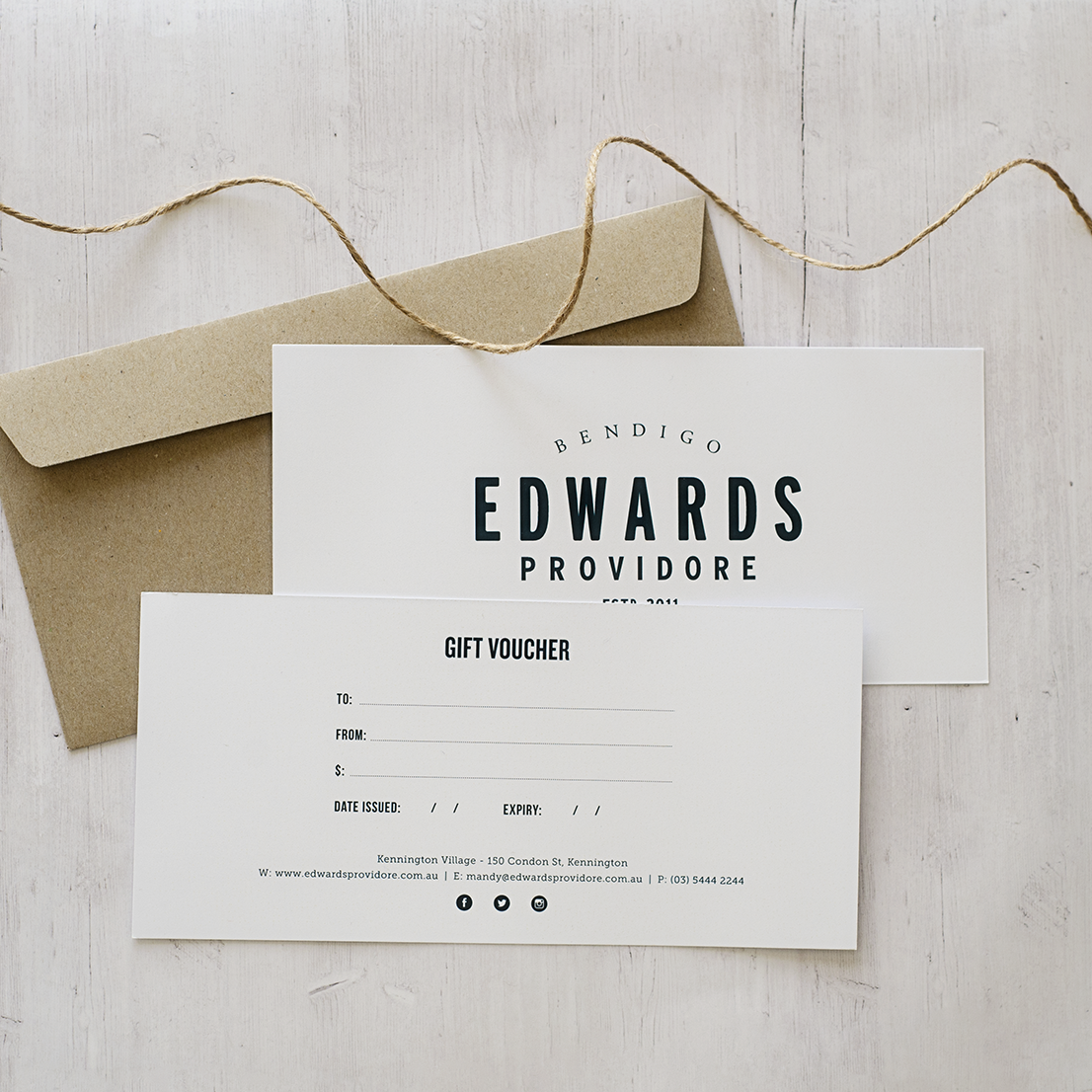 Gift Voucher 50 Edwards Providore