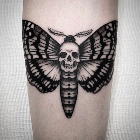 50 Death Moth Tattoos That Will Leave You Breathless  Inked Celeb