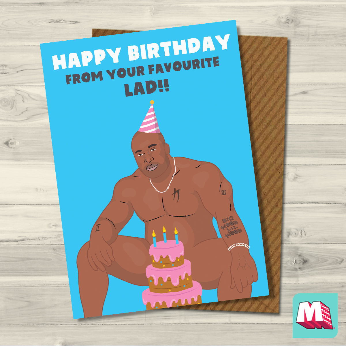 Wood Meme Birthday Card Maktus