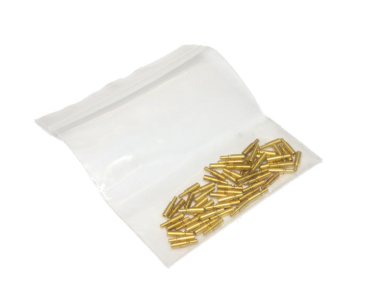 BRASS PIN BASE, MICROMOUNT AND MIRCO-RT COMPATIBLE, 60 PIECES