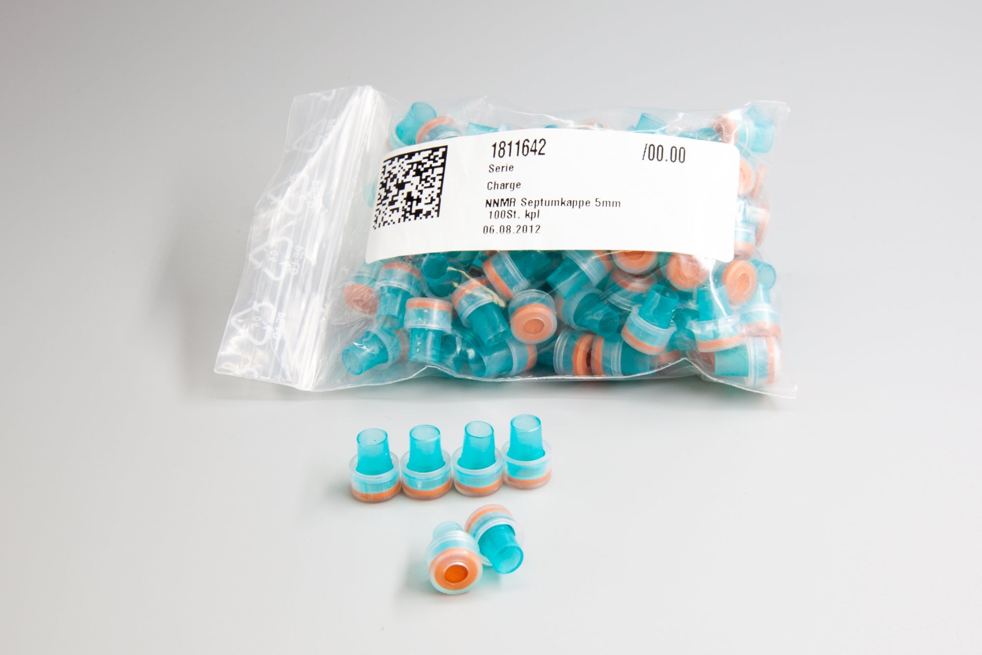 NMR Septum Caps 5 mm 100St. cpl