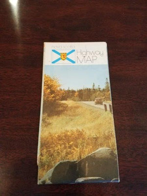1960s Nova Scotia Road Map