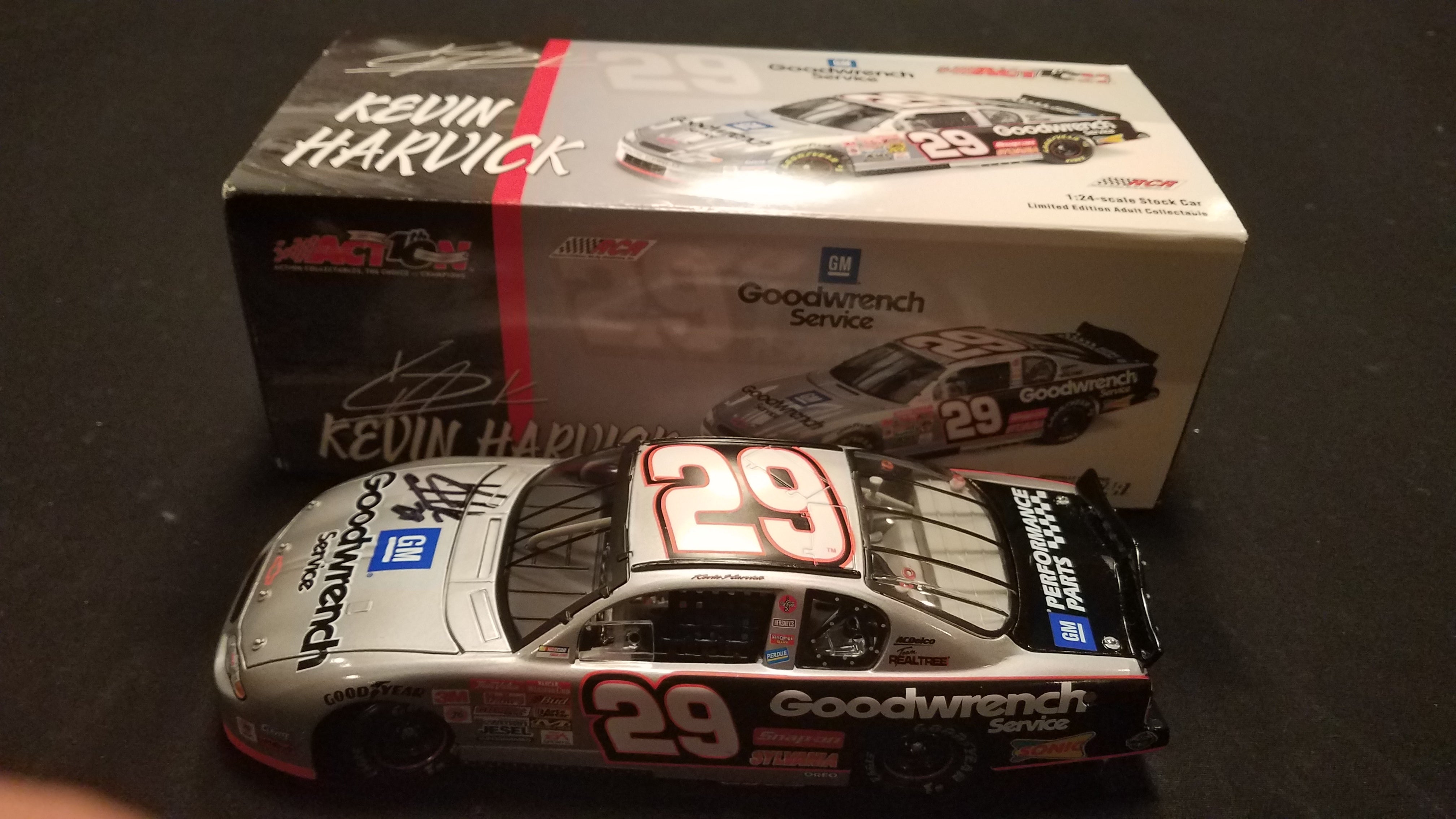 kevin harvick autographed diecast