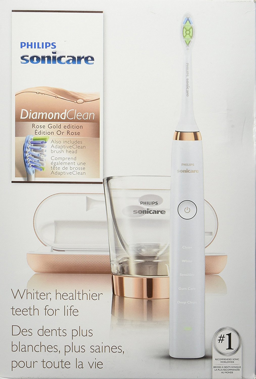 natuurlijk Pionier Gearceerd Philips Sonicare DiamondClean Rechargeable Electric Toothbrush with 5 –  bold-jevon