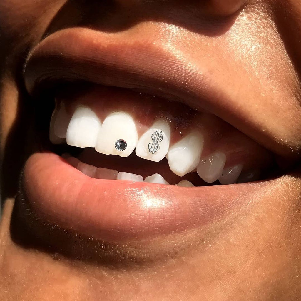 Inspired by Louis Vuitton (LV) – Swarovski Tooth Crystals & Tooth