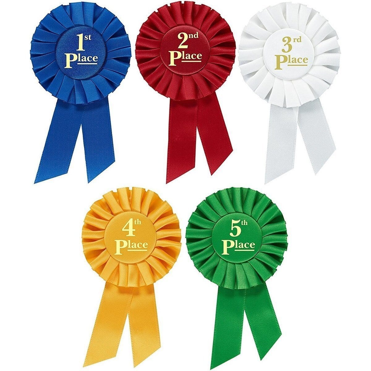 Download Rosette Award Place Ribbons - 6 inch | Clinch Star