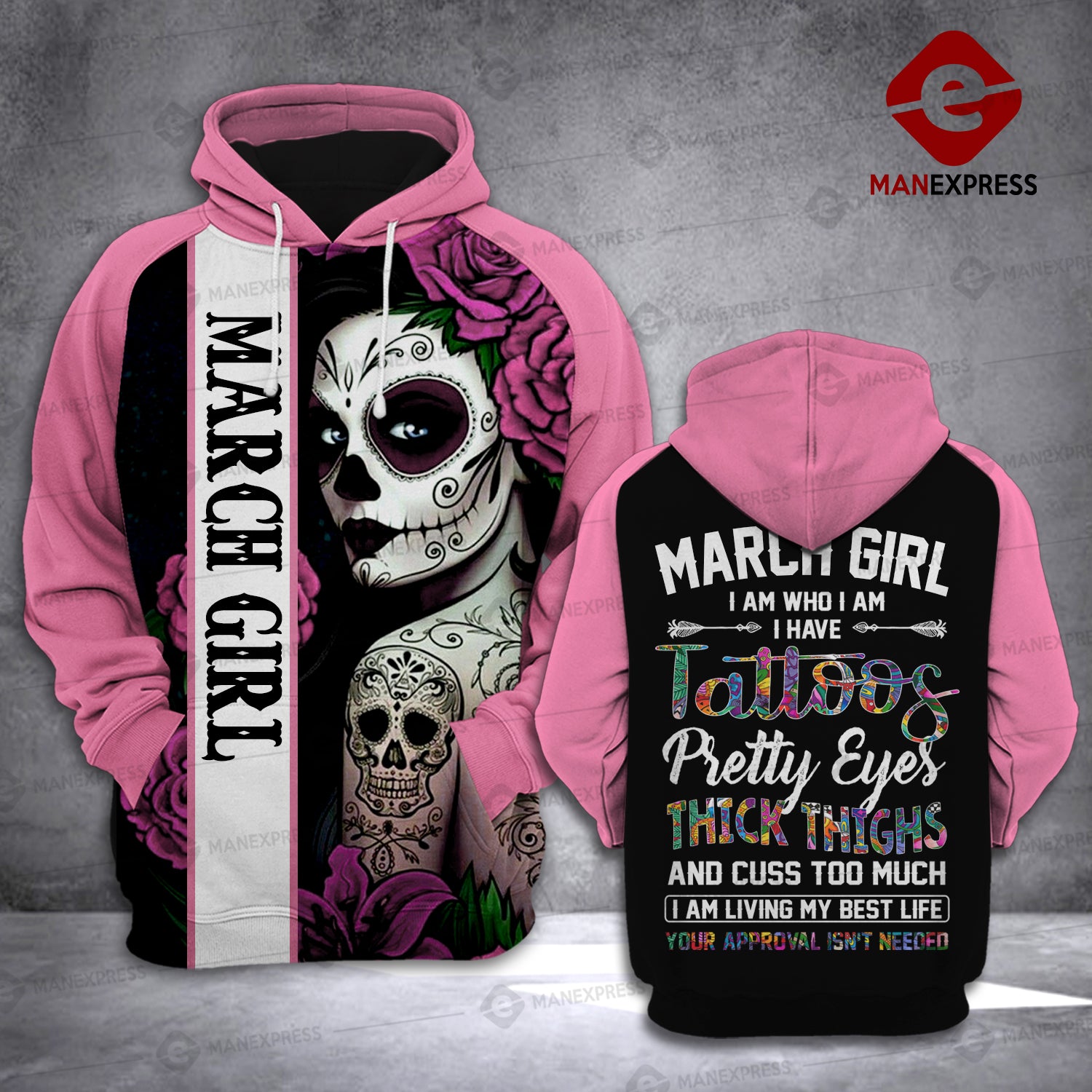 march girl hoodie