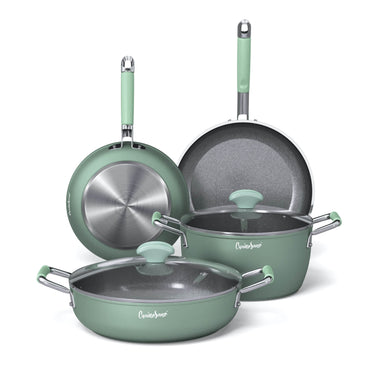 Set 28cm Vaporiera + Casseruola + Coperchio — Cucinosano