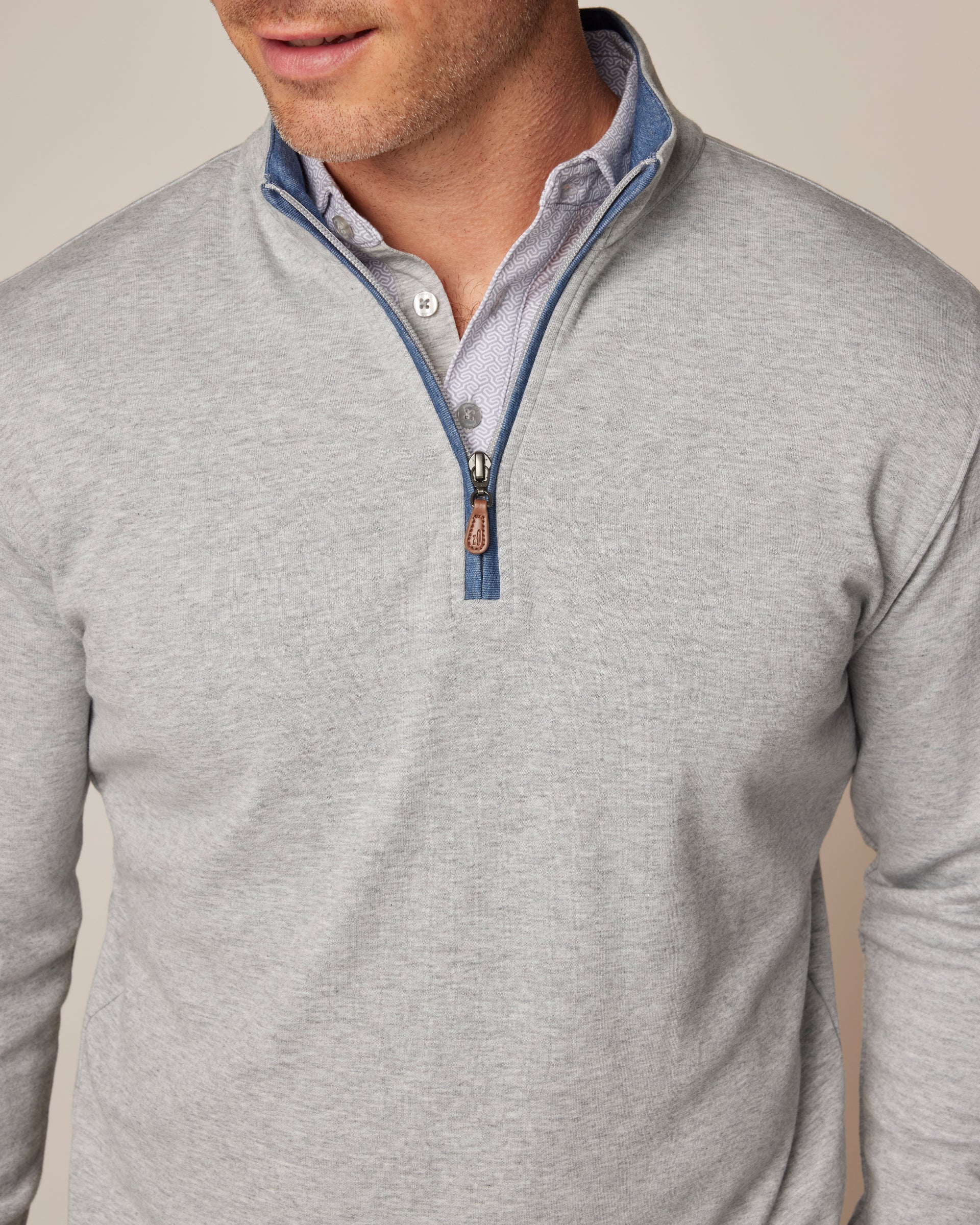 Men's 1/4 Zip Pullover - Business Casual Sweater · johnnie-O