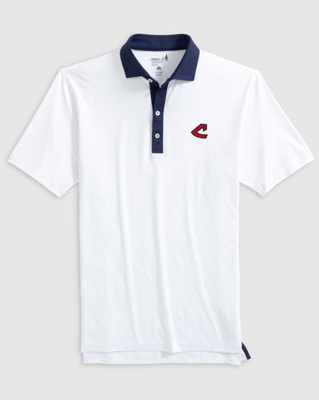 Cleveland Guardians Ramos Performance Jersey Polo - Cooperstown Logo Midnight Navy