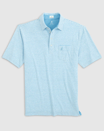 Atlanta Braves johnnie-O Howe Polo - Light Blue