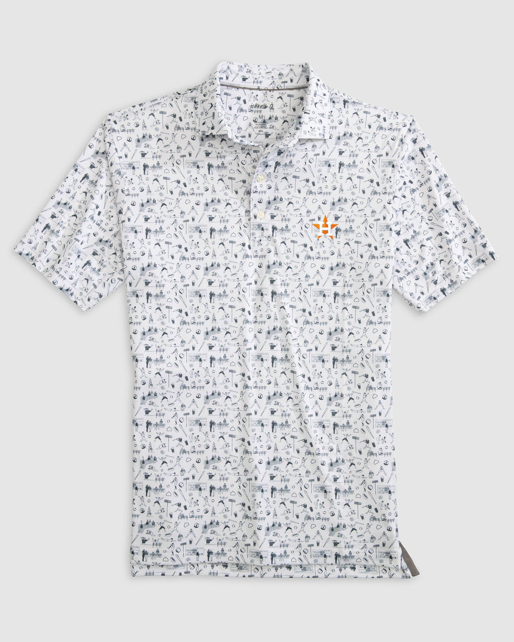 MLB Houston Astros Men's Short Sleeve Polo T-Shirt - S