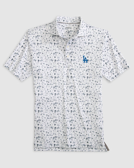 Men's Los Angeles Dodgers johnnie-O Light Blue Tyler T-Shirt