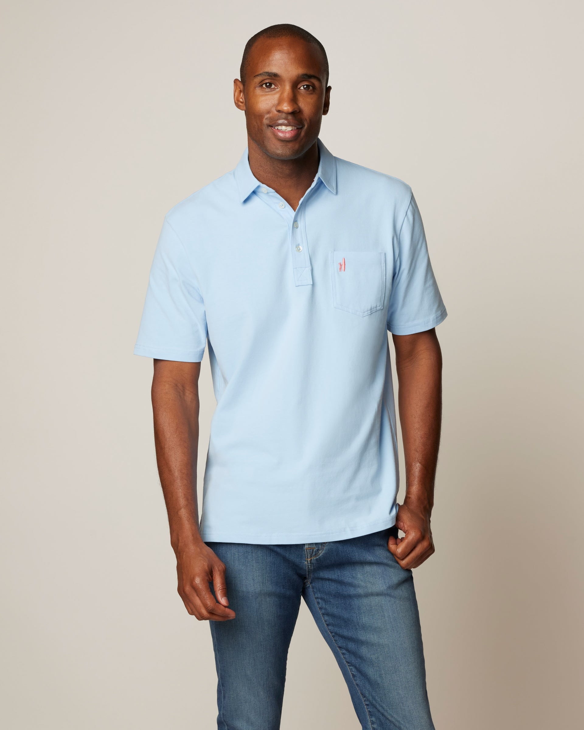 Men's Regular Fit Ultra Soft Cotton Jersey Polo - Men's Polo Shirts - New  In 2024