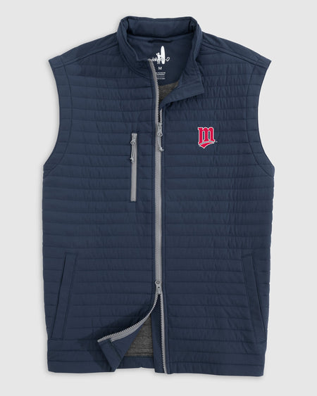 Minnesota Twins Crosswind Quilted Performance Vest - Cooperstown Logo Wake