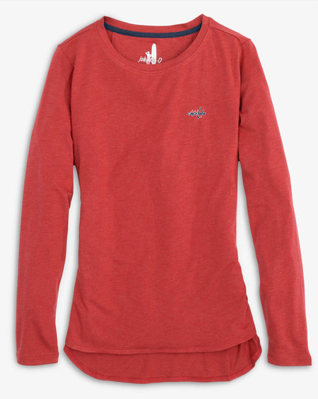 Women's Washington Capitals Addison Long Sleeve T-Shirt Red