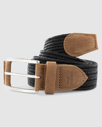 Men's Stretchy Cotton Leather Belt