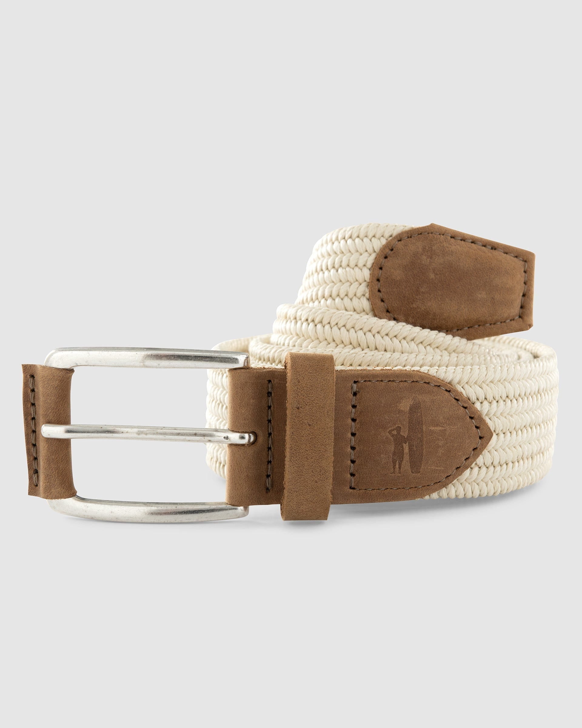 Men's Stretchy Cotton Leather Belt