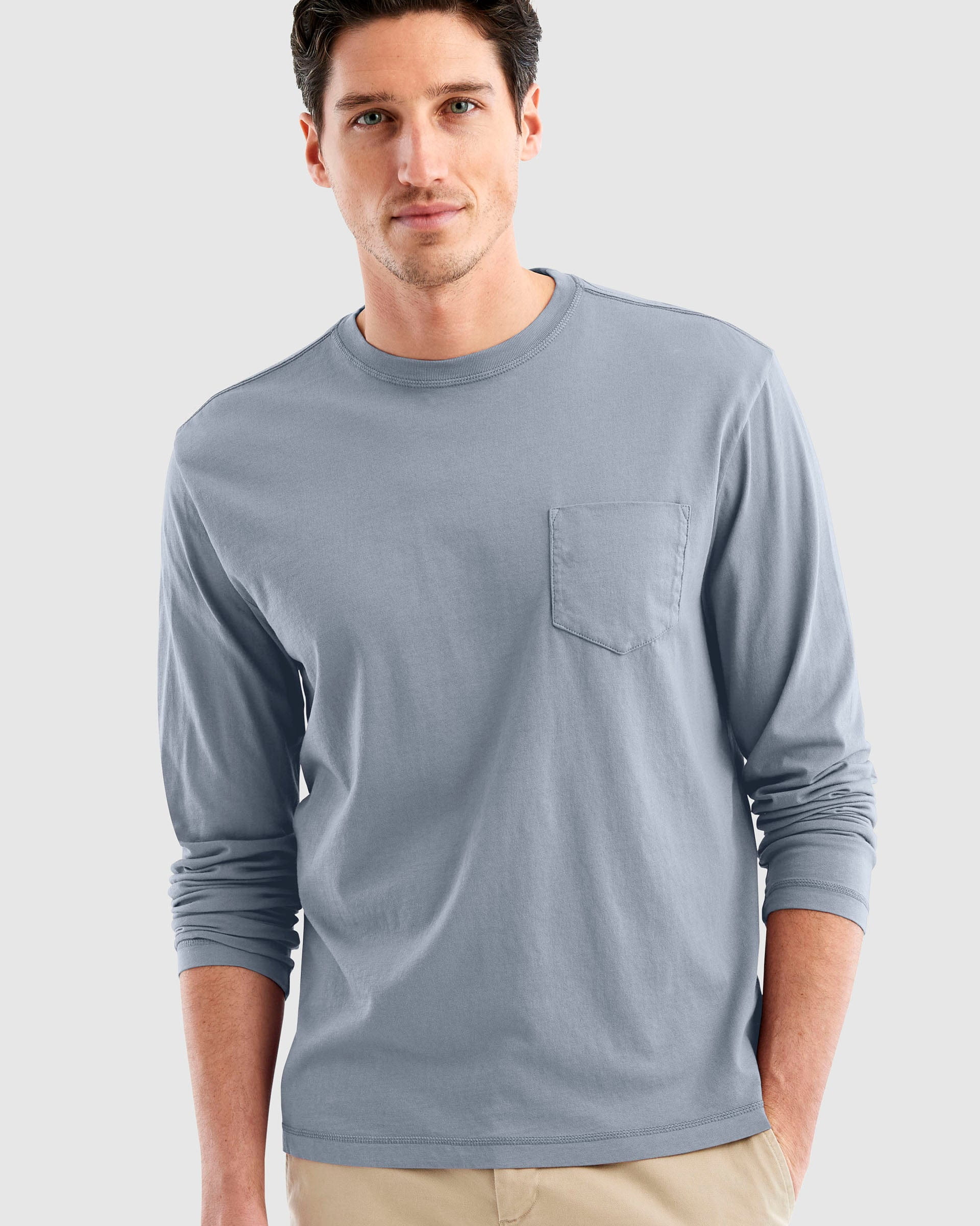Men's Long Sleeve Pocket T-Shirt - Brennan · johnnie-O