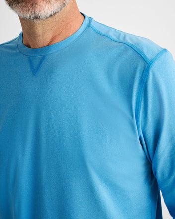 Men's johnnie-O Gray New York Yankees Eller Hoodie Long Sleeve T-Shirt