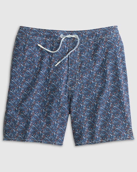 johnnie-O Kitts Medallion Print Swim Trunks