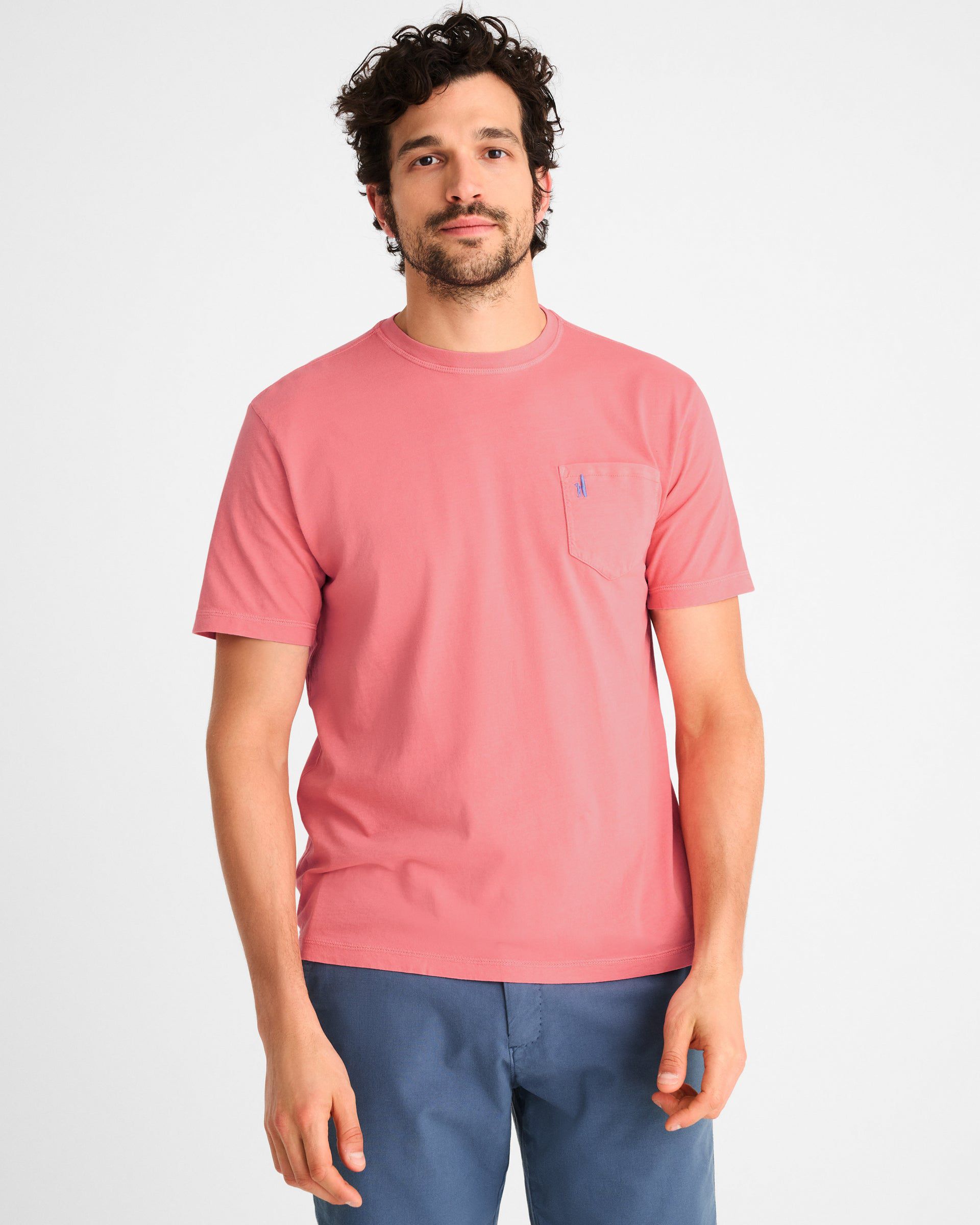 Mens Casual West Coast T Shirt With Pocket - Dale Tee · johnnie-O