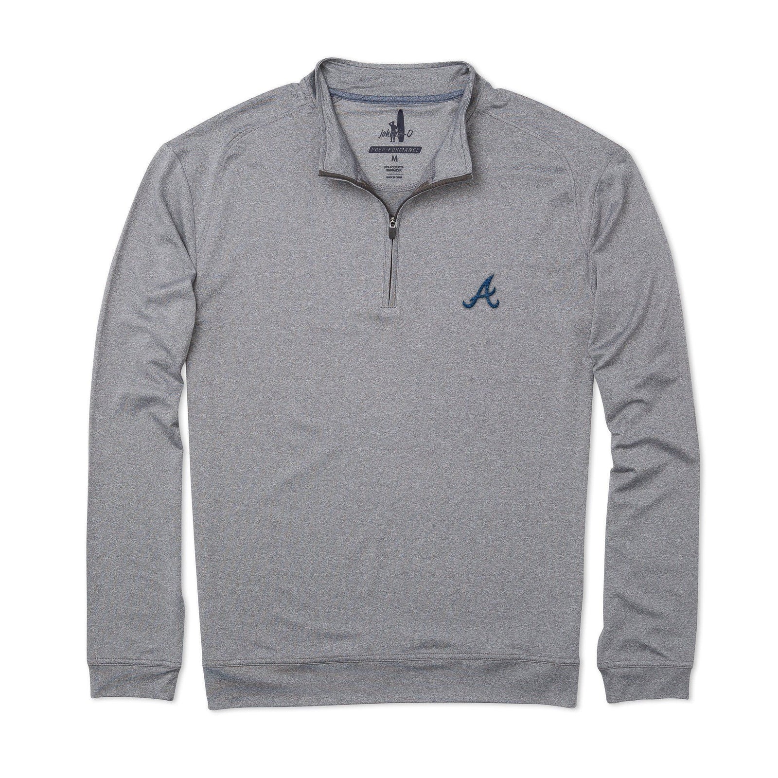 Men's Atlanta Braves Performance Pullover - Flex · johnnie-O