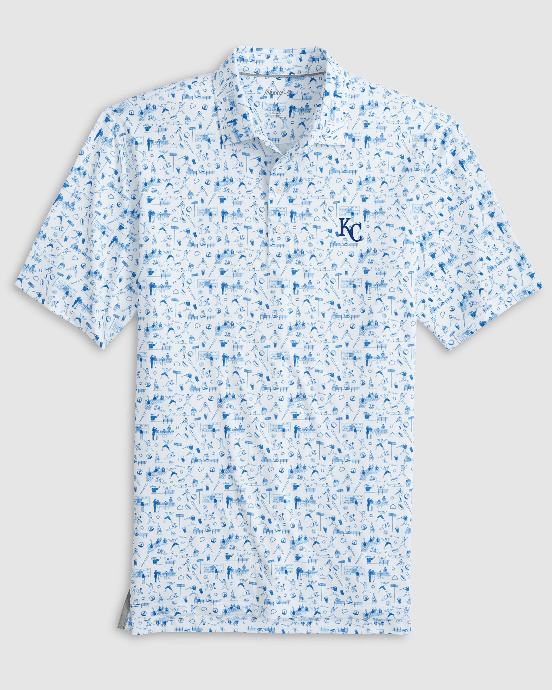 Kansas City Royals MLB Mens Floral Button Up Shirt