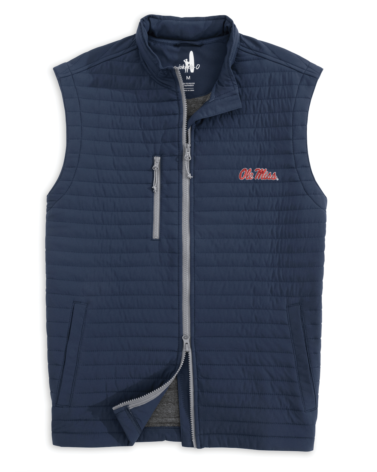 Ole Miss Crosswind Quilted Vest · johnnie-O