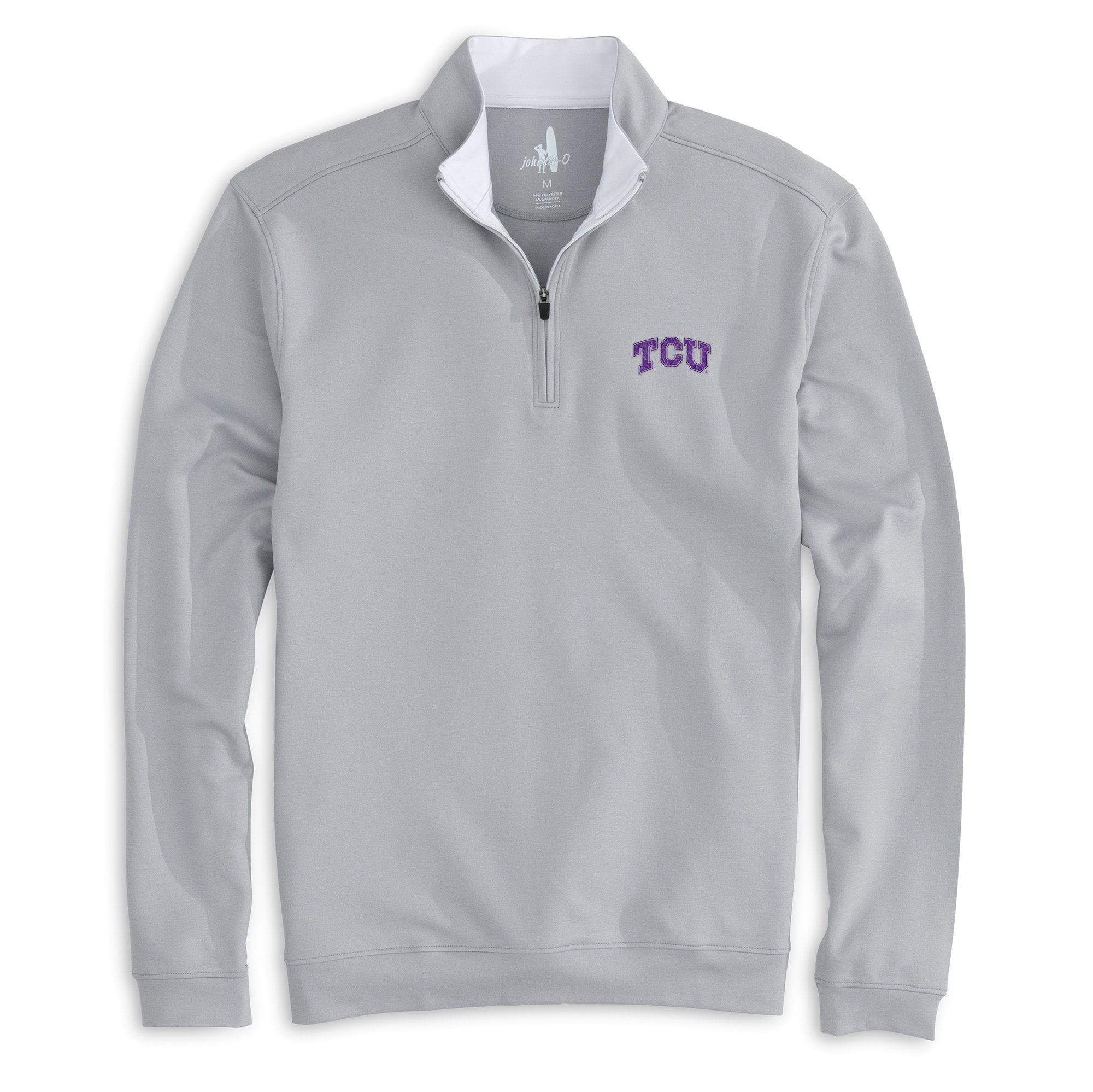 Men's Texas Christian University 1/4 Zip Pullover · johnnie-O