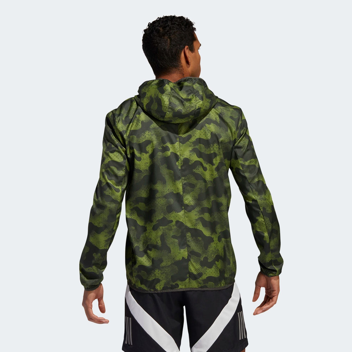 adidas camo running jacket