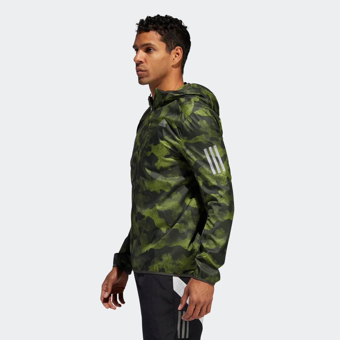 own the run camouflage jacket