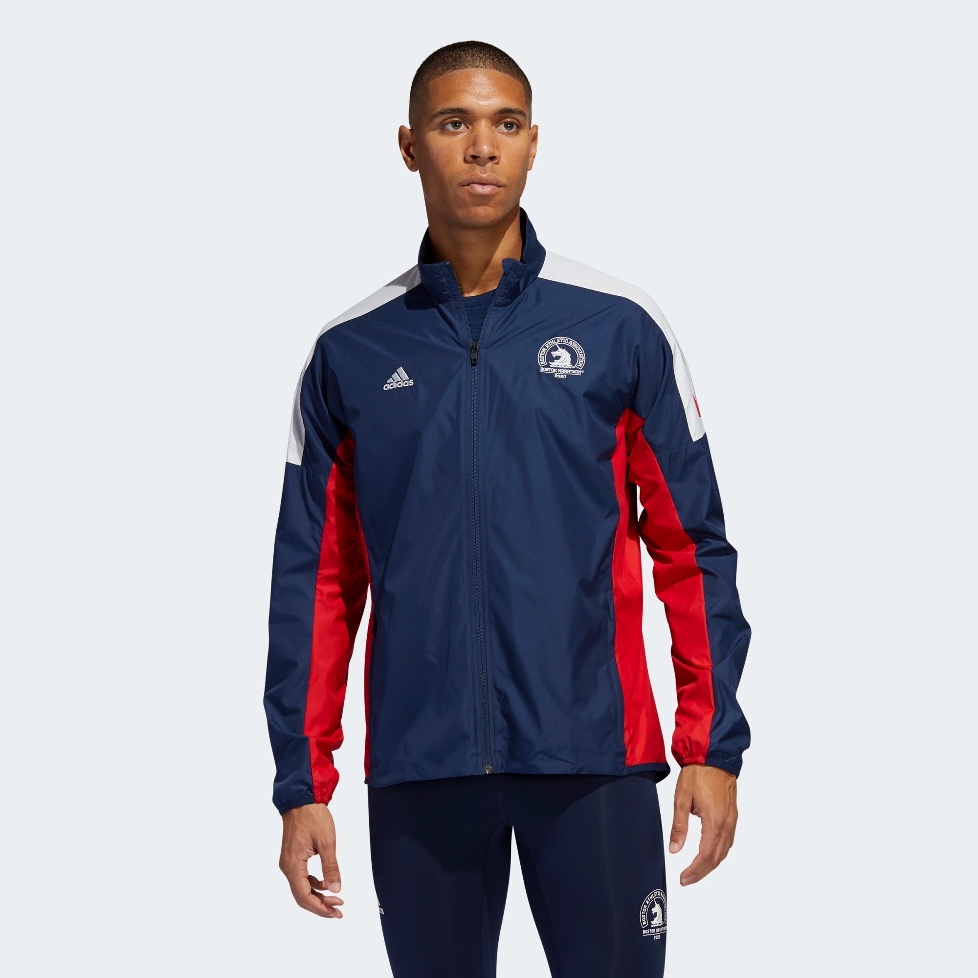 Men's adidas 2020 Boston MarathonÂ® Celebration Jacket – Bauman's ...