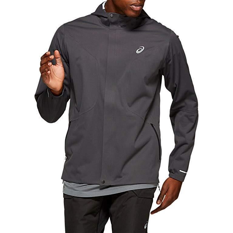 run hood jacket asics