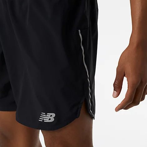 New Balance Men's Impact Run 5 Inch Short 22, Black, Large at