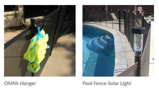 Omni Hanger and Life Saver Pool Fence Solar Lights
