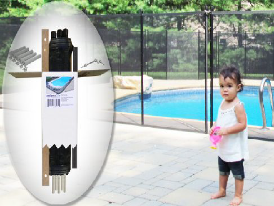 4'x12' Black Pool Fence DIY | Do-It-Yourself Pool Fence | Child Safety Store