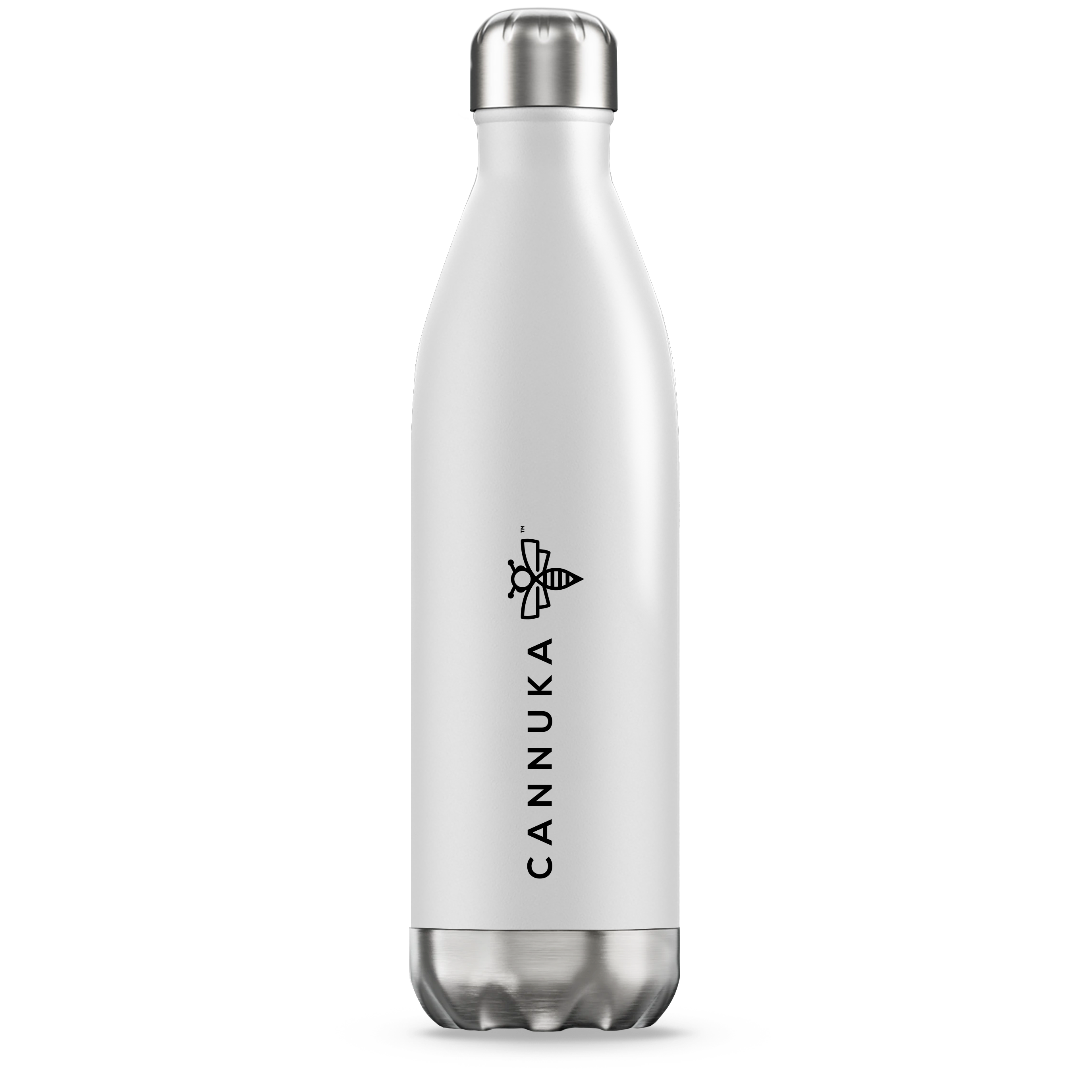 Cannuka LOGO Water Bottle (white)