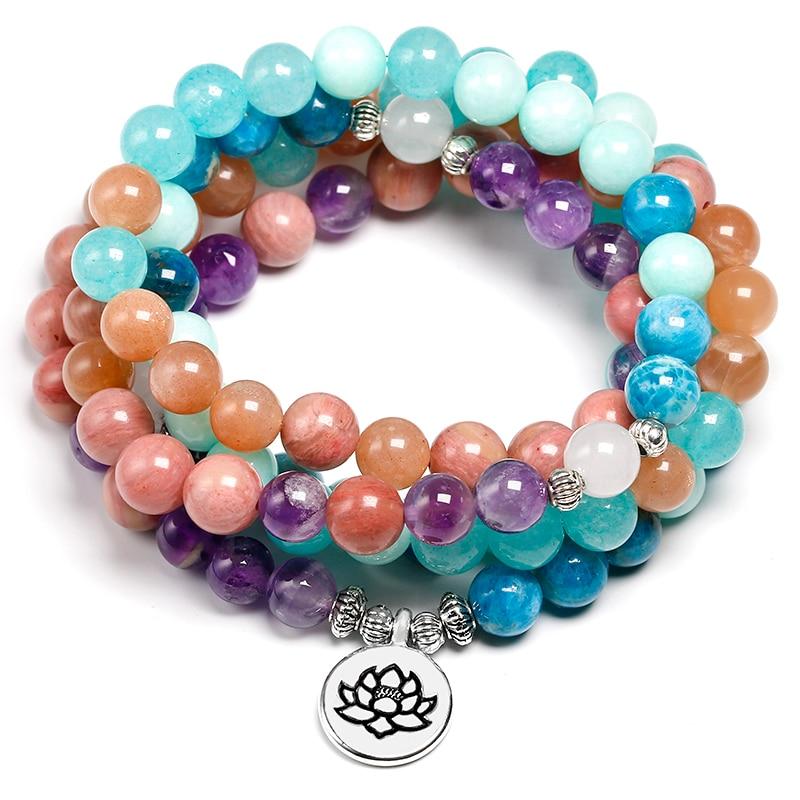 Unisex Mala Bracelet, 108 Mala Beads