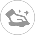 Hand Polishing Symbol Feature Icon