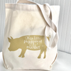 "This Little Piggy Goes To Market" Market Tote, Made in Chicago