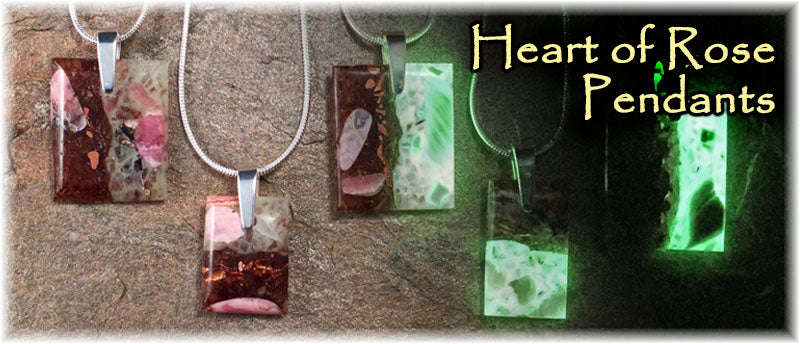 Heart of Rose Pendants