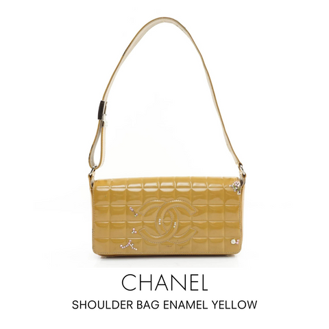 Chanel Shoulder Yellow
