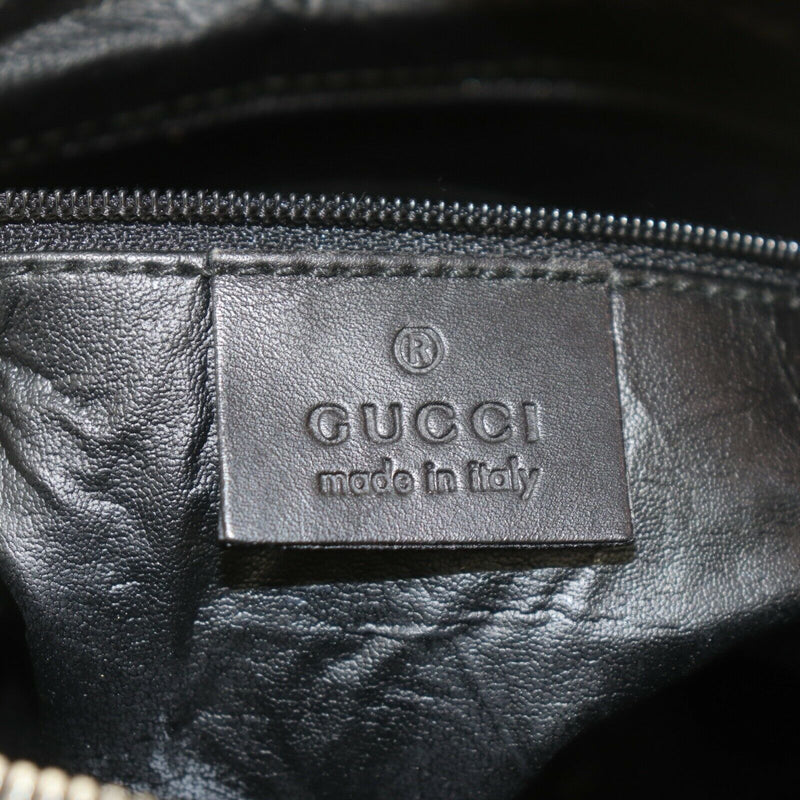 Pre-loved authentic Gucci Hand Bag Black Canvas sale at jebwa