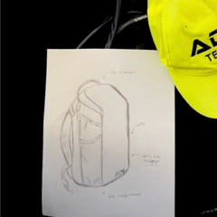 ADV Tennis Backpack Sketch