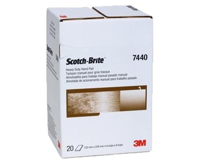 3M 7448 Scotch Brite Ultra Fine Hand Pad 20 Pack 152mm x 228mm – Wholesale  Paint Group