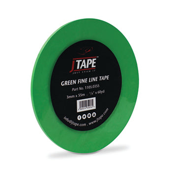 3M Scotch 218 Green Fine Line Masking Tape, 2 in Width x 60 yd