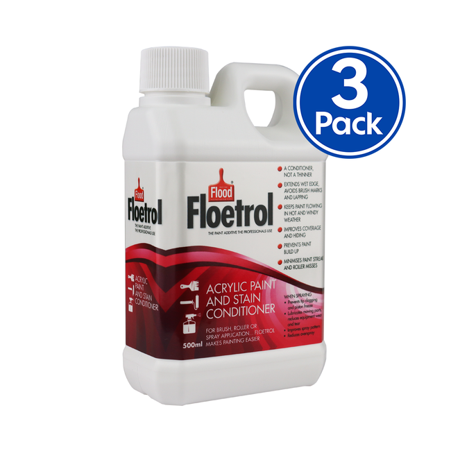 Flood Floetrol Acrylic Stain Conditioner Painting Additive 1L x 3 Pack –  Wholesale Paint Group