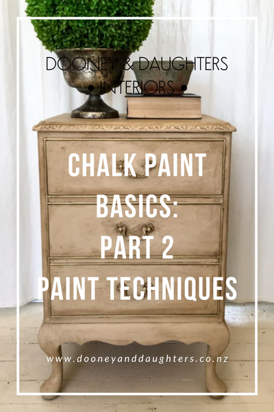 Chalk Paint Basics Part 2 - Paint Techniques